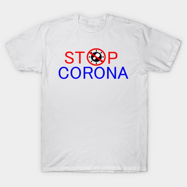 Stop corona T-Shirt by abc4Tee